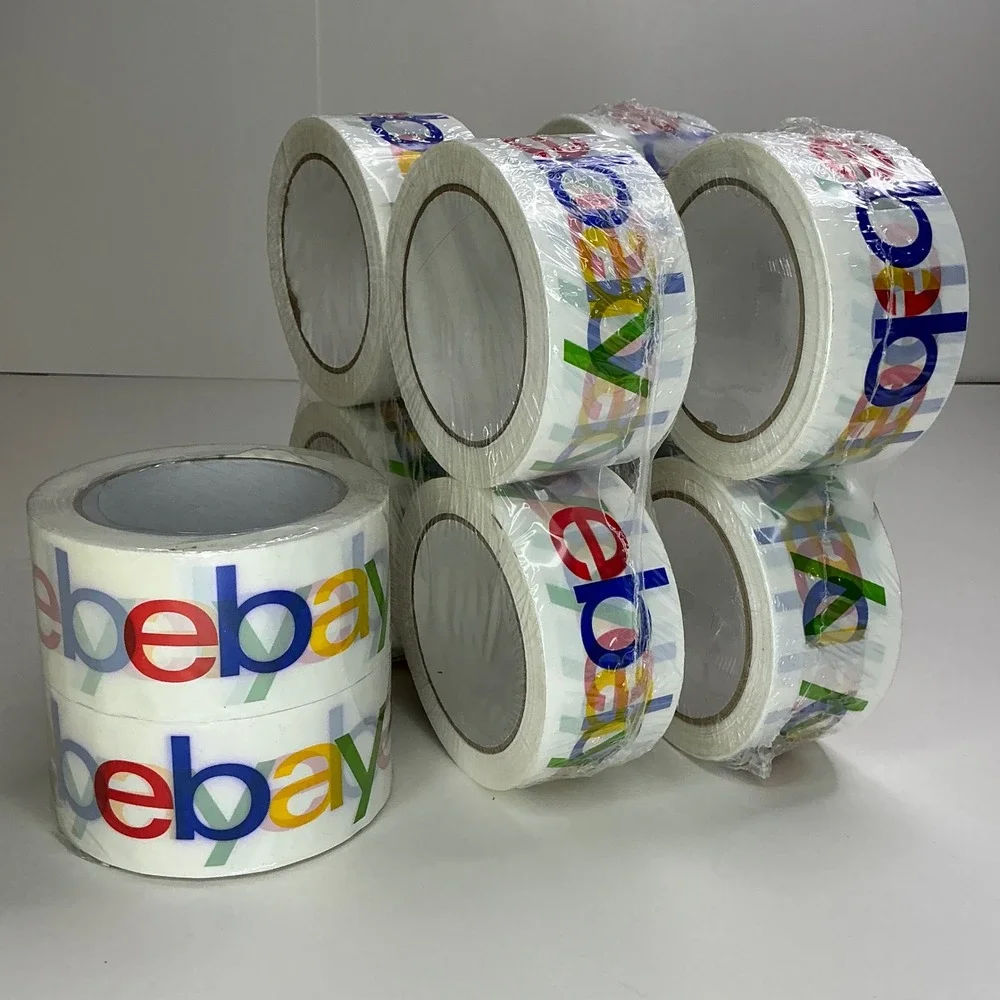 eBay White Multi-Color Packing Tape Shipping Supplies 10 Rolls Bulk Reseller